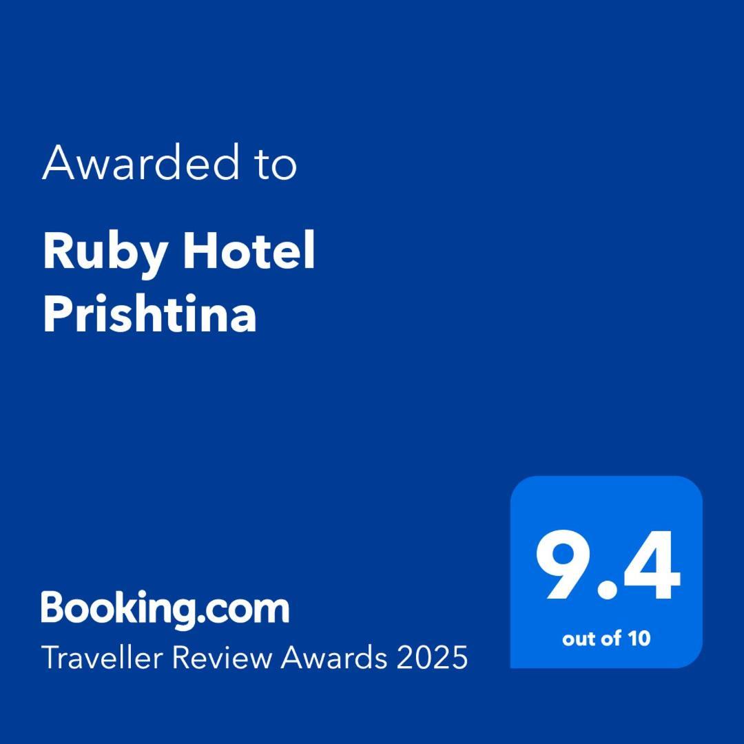 Ruby Hotel Prishtina Pristina Kültér fotó